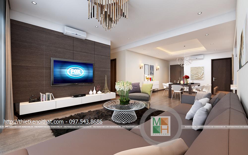 Sofa sang trọng ở chung cư Mandarin Garden